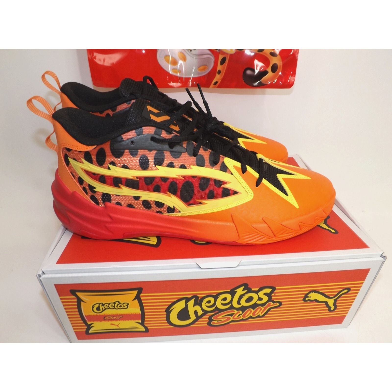 Puma Scoot Zeros Cheetos Flaming Hot Basketball Shoes *New Promo Box* Size 16